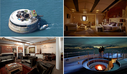 Spitbank fort collage