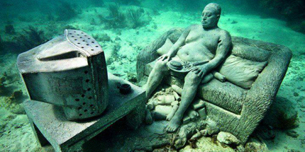 The Underwater Museum doubles up as a substrate