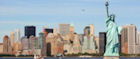 The iconic New York City skyline