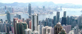 View from Peak Hill, Hong Kong