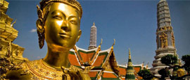 Kinnari statue at Wat Phra Kaew, Bangkok