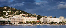 The seafront at Cannes