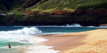 Sandy beaches of Honolulu