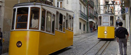 Trams in Lisbon