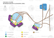 Chicago O'Hare International Airport map