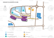 Dublin Airport map