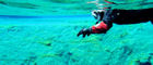 Lake Silfra's water is some of the clearest in the world