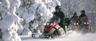 Snowmobiling in Lapland