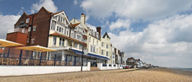 Take in lovely views of Aldeburgh's seafront