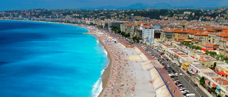 Nice beaches in France beach information