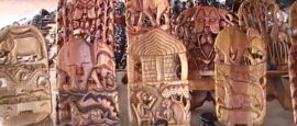Handicrafts on sale in Malawi