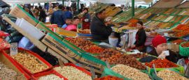 Osh Bazaar in Bishkek, Kyrgyzstan