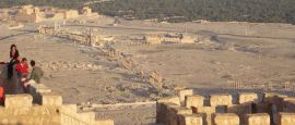 Overlooking the Roman City in Syria