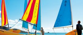 Sailing Dinghies, St Brelades Bay, Jersey