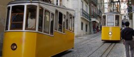 Trams in Lisbon