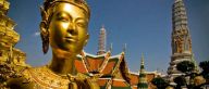 Kinnari statue at Wat Phra Kaew, Bangkok