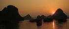 Sunset at Halong Bay
