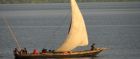 Traditional dhow boat, Zanzibar